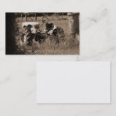 Alte Traktor-Visitenkarten Visitenkarte (Vorne/Hinten)