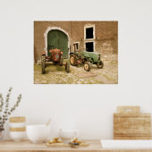 Alte Traktoren Canvas Print Poster (Küche)