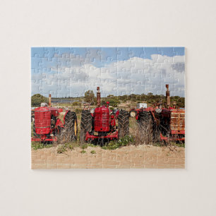 Alte Traktoren und Landmaschinen Australien Puzzle