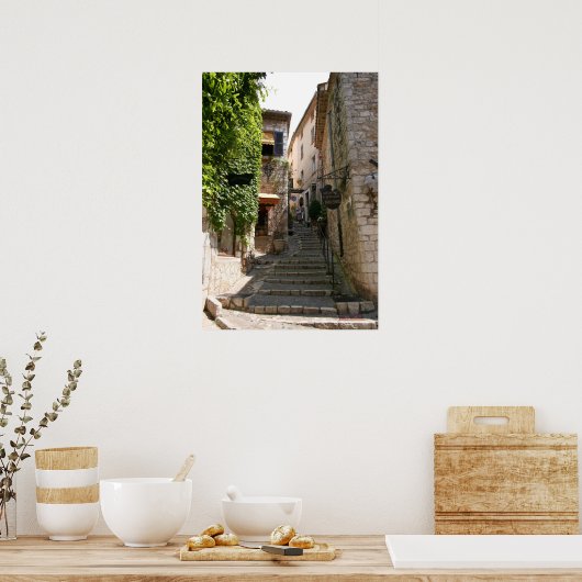 Alte Treppe Poster (Küche)