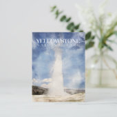 Alte Treppe, Yellowstone Nationalpark Postkarte (Stehend Vorderseite)