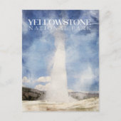 Alte Treppe, Yellowstone Nationalpark Postkarte (Vorderseite)