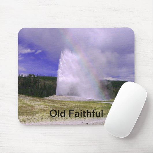 Alte Treue im Yellowstone Nationalpark Mousepad (Mit Mouse)