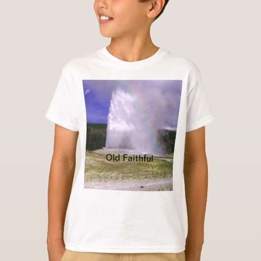 Alte Treue im Yellowstone Nationalpark T-Shirt (Vorderseite)