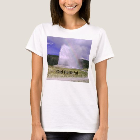 Alte Treue im Yellowstone Nationalpark T-Shirt (Vorderseite)