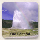 Alte Treue im Yellowstone Nationalpark Untersetzer (Vorderseite)