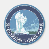 Alte Treue - Yellowstone Nationalpark Magnet (Vorne)