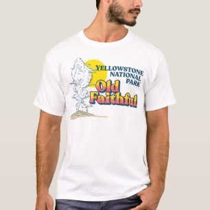 Alte Treue - Yellowstone Nationalpark Vintag 8 T-Shirt