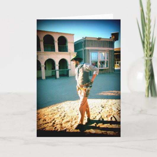 Alte Tucson-Studio-Gruß-Karte Karte (Vorderseite)