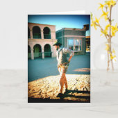 Alte Tucson-Studio-Gruß-Karte Karte (Gelbe Blume)