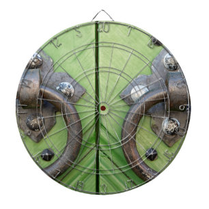 Alte Tür Dartscheibe