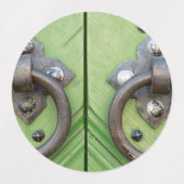 Alte Tür Etiketten (Design 1)