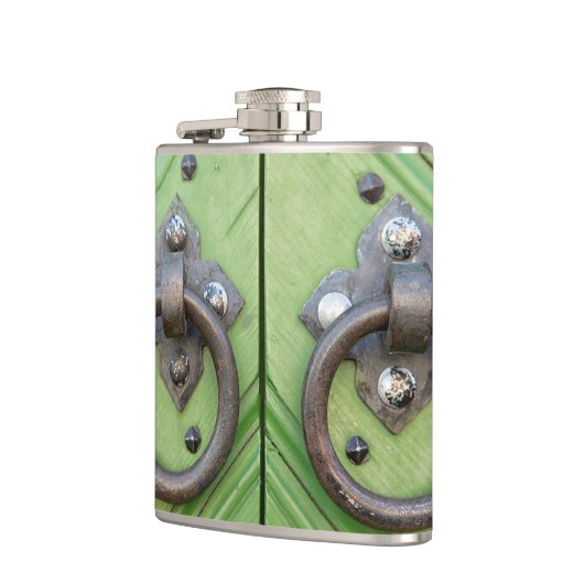 Alte Tür Flachmann (Links)