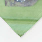 Alte Tür Fleecedecke (Ecke)