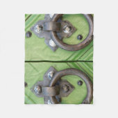 Alte Tür Fleecedecke (Vorderseite)