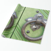 Alte Tür Geschenkpapier (Ungerollt)