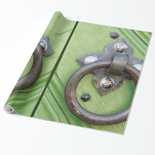 Alte Tür Geschenkpapier