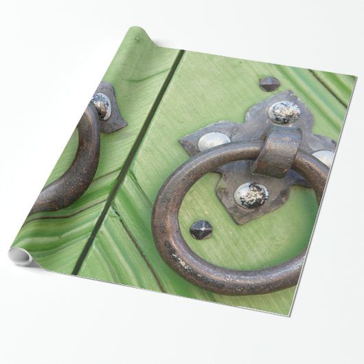 Alte Tür Geschenkpapier (Ungerollt)