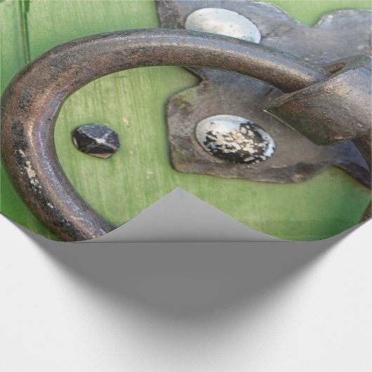 Alte Tür Geschenkpapier (Ecke)