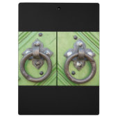 Alte Tür Klemmbrett (Rückseite)