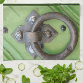 Alte Tür Küchentuch (Gefaltet)