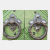 Alte Tür Küchentuch (Horizontal)