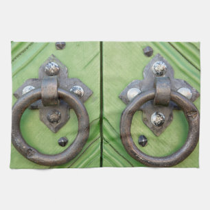 Alte Tür Küchentuch