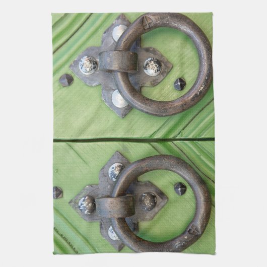 Alte Tür Küchentuch (Vertikal)