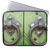 Alte Tür Laptopschutzhülle (Vorderseite)
