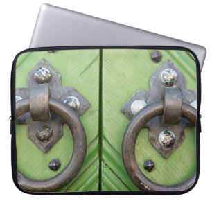 Alte Tür Laptopschutzhülle