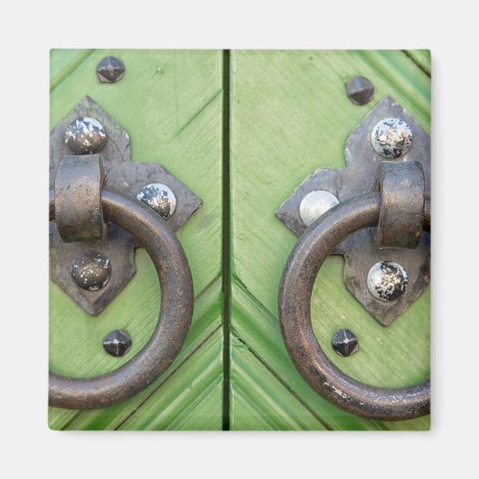 Alte Tür Magnet (Vorne)