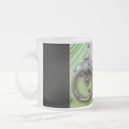 Alte Tür Mattglastasse (Links)