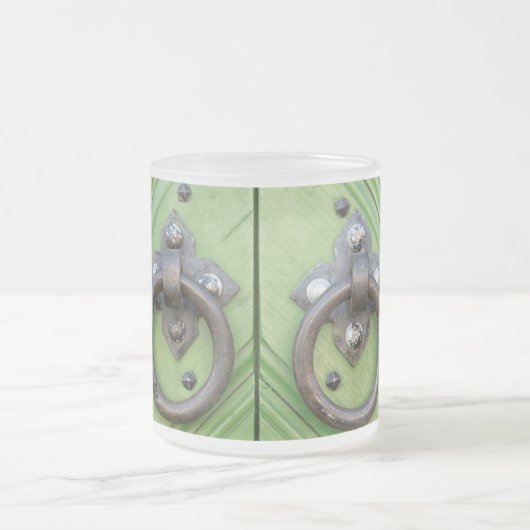 Alte Tür Mattglastasse (Mittel)