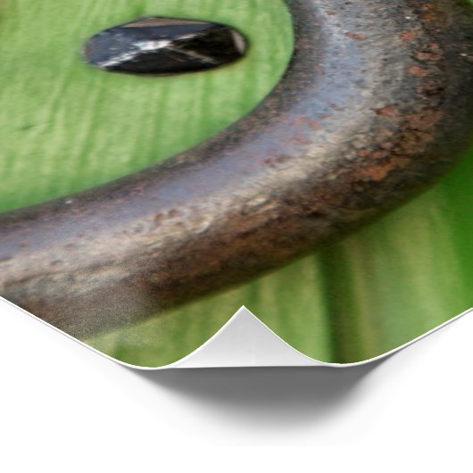 Alte Tür Poster (Ecke)