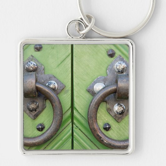 Alte Tür Schlüsselanhänger (Vorne)