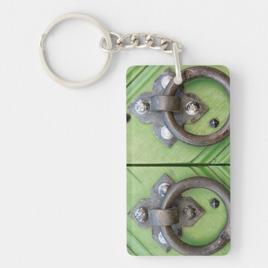 Alte Tür Schlüsselanhänger (Vorderseite)