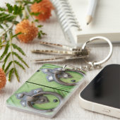 Alte Tür Schlüsselanhänger (Vorderseite rechts)