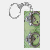 Alte Tür Schlüsselanhänger (Vorderseite links)