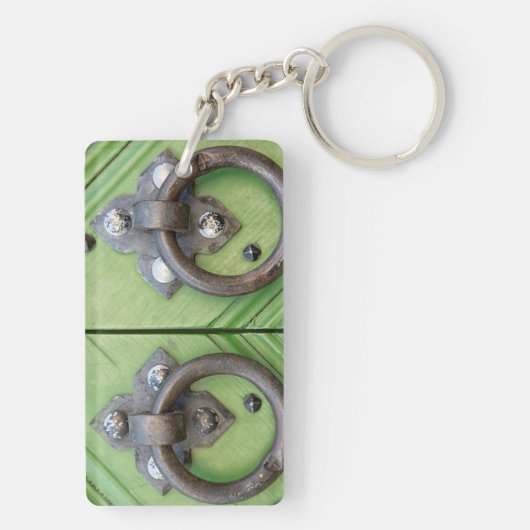 Alte Tür Schlüsselanhänger (Rückseite)