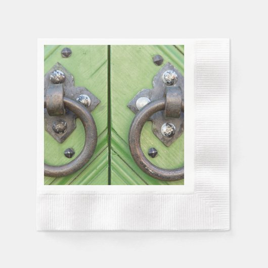 Alte Tür Serviette (Vorderseite)