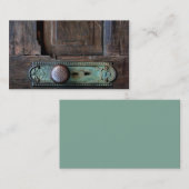 Alte Türknauf-Visitenkarte 3,5 x 2 100 PK Visitenkarte (Vorne/Hinten)