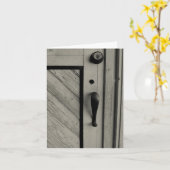 Alte Türnotecard Karte (Gelbe Blume)