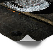 Alte Türriegel Poster (Ecke)