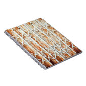 Alte Türverkleidungen sind rostet. abstrakt, antik Notizblock (Rechte Seite)