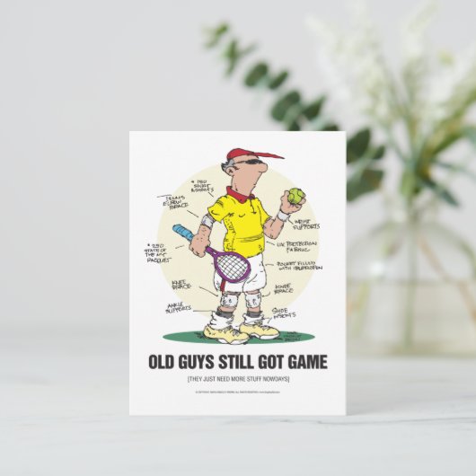 Alte Typ Got noch Game Postkarte (Stehend Vorderseite)