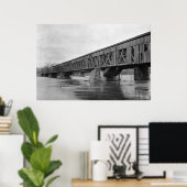 Alte überdachte Brücke Poster (Heimbüro)