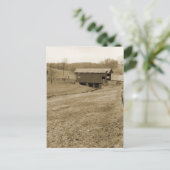 Alte Überdachte Brücke Postkarte (Stehend Vorderseite)