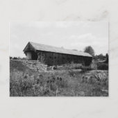 Alte überdachte Brücke Postkarte (Vorderseite)