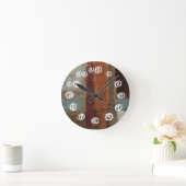 Alte Überlegungen II Runde Wanduhr (Zuhause)