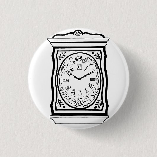 Alte Uhrfläche. Button (Vorderseite)
